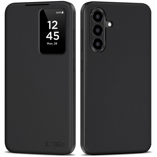 TECH-PROTECT Smart Wallet oldalra nyitható tok Samsung Galaxy A56 fekete