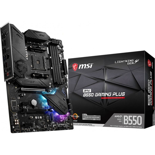 MSI MPG B550 Gaming Plus AMD B550 AM4 foglalat ATX