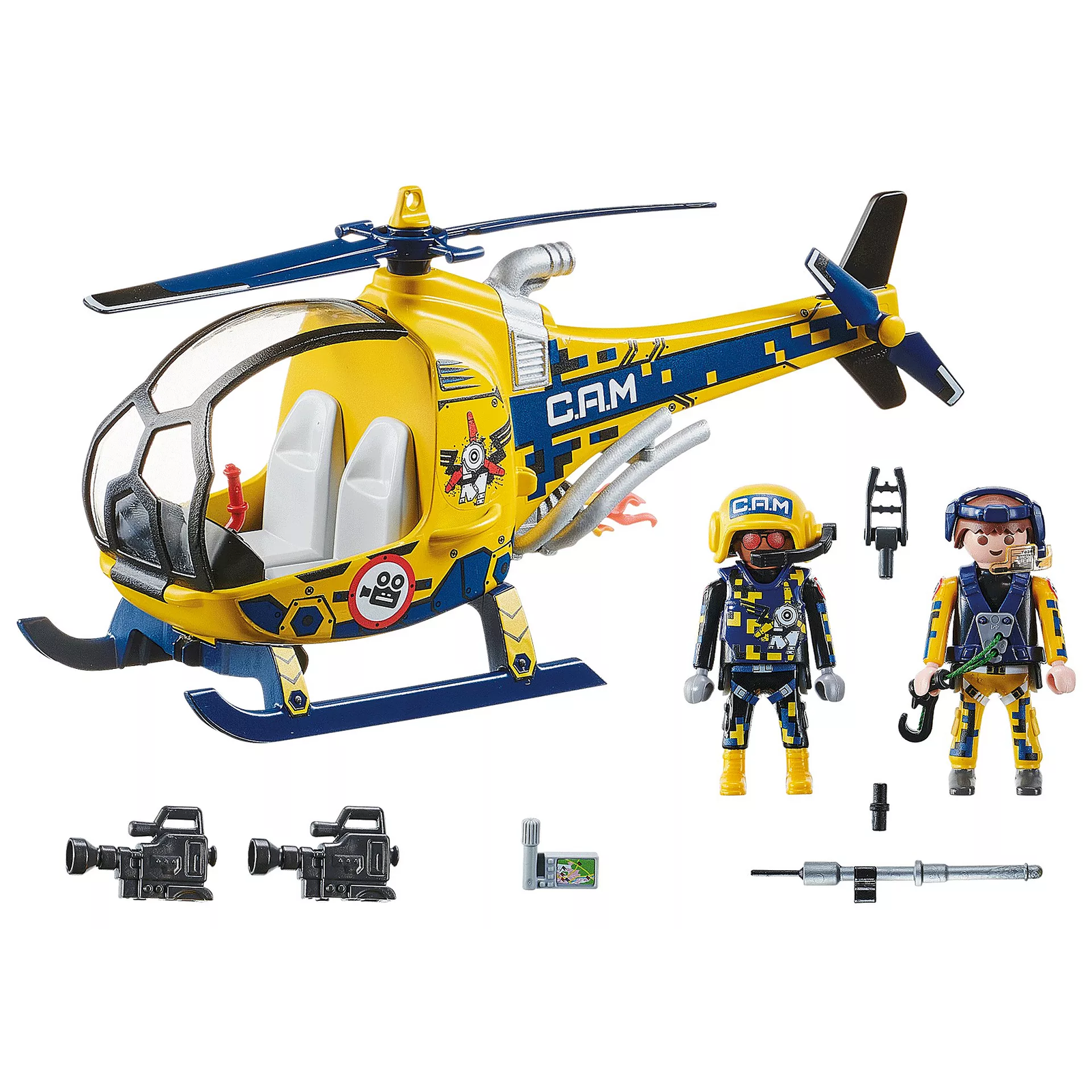 Playmobil Air Stuntshow Filmcrew helikopter (70833)