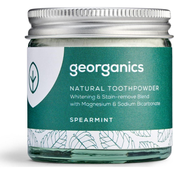 Blanqueador Dental En Polvo Bicarbonato Y Menta  Georganics 60 Ml