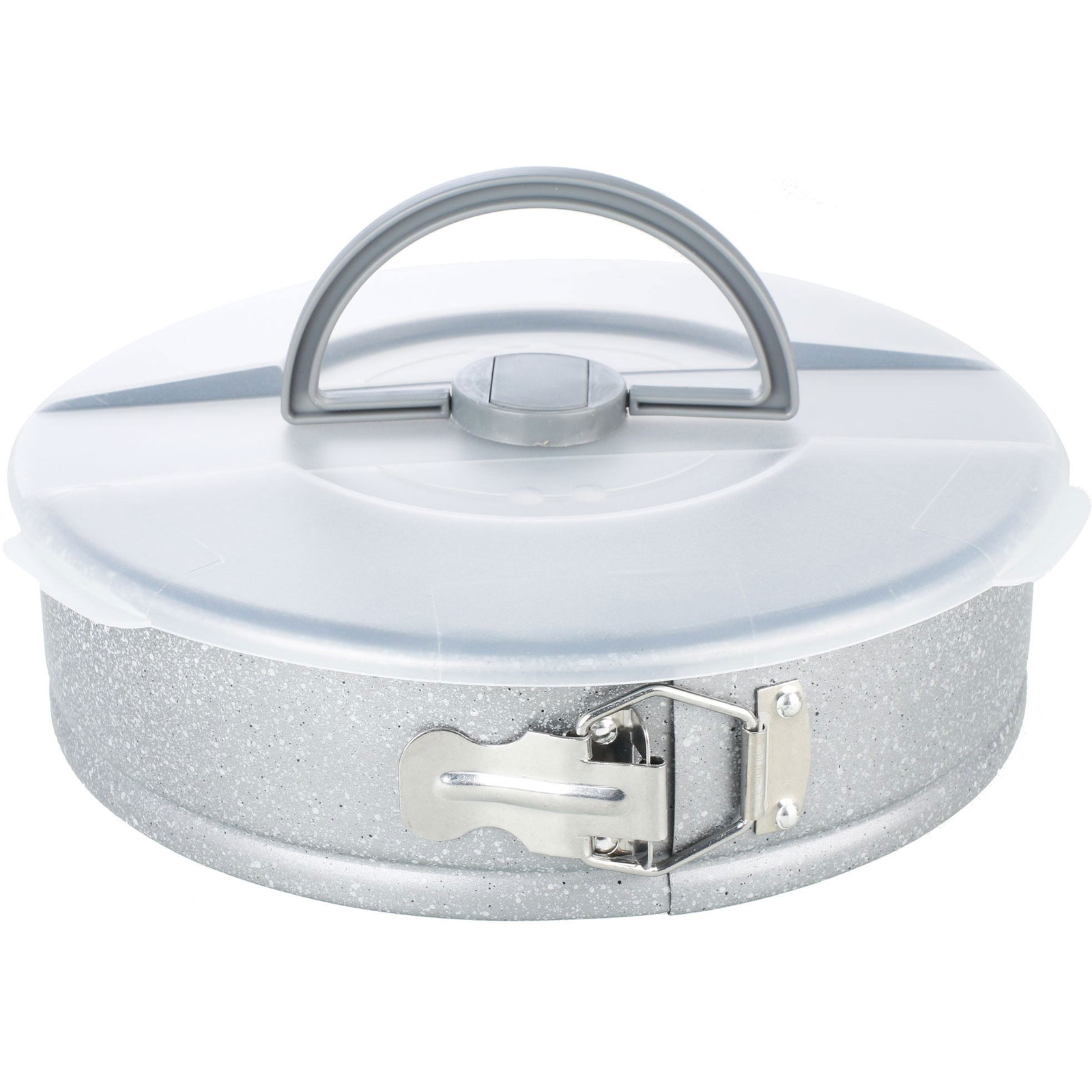 BANQUET Tapadásmentes felületű tortaforma fedéllel GRANITE 26x8 cm (A12240)