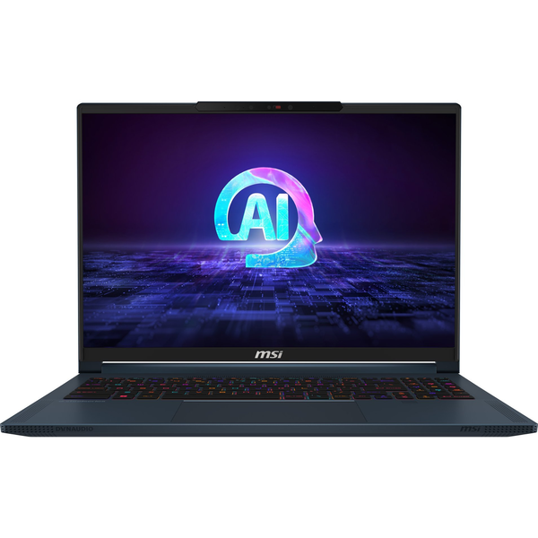 MSI Stealth 16 AI Studio A1VHG-017NL Intel Core Ultra 9 185H Ноутбук 40,6 см (16") UHD+ 32 GB DDR5-SDRAM 2 TB SSD NVIDIA GeForce RTX 4080 Wi-Fi 7 (802.11be) Windows 11 Pro Син