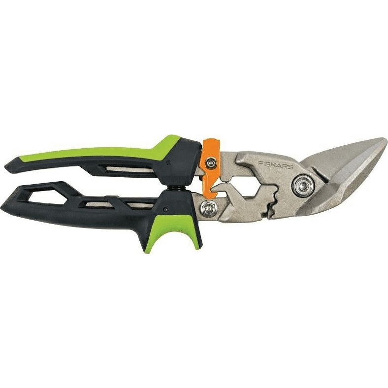 Fiskars 1027210 PowerGear Aviation lemezvágó olló offset, jobb (1027210)