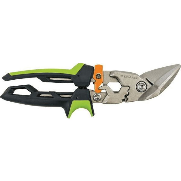 Fiskars 1027210 PowerGear Aviation lemezvágó olló offset, jobb
