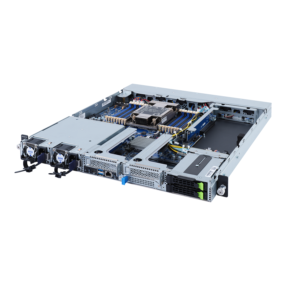 GigaByte INTEL BAREBONE E162-220 Rack szerver 1U (6NE162220MR-00)