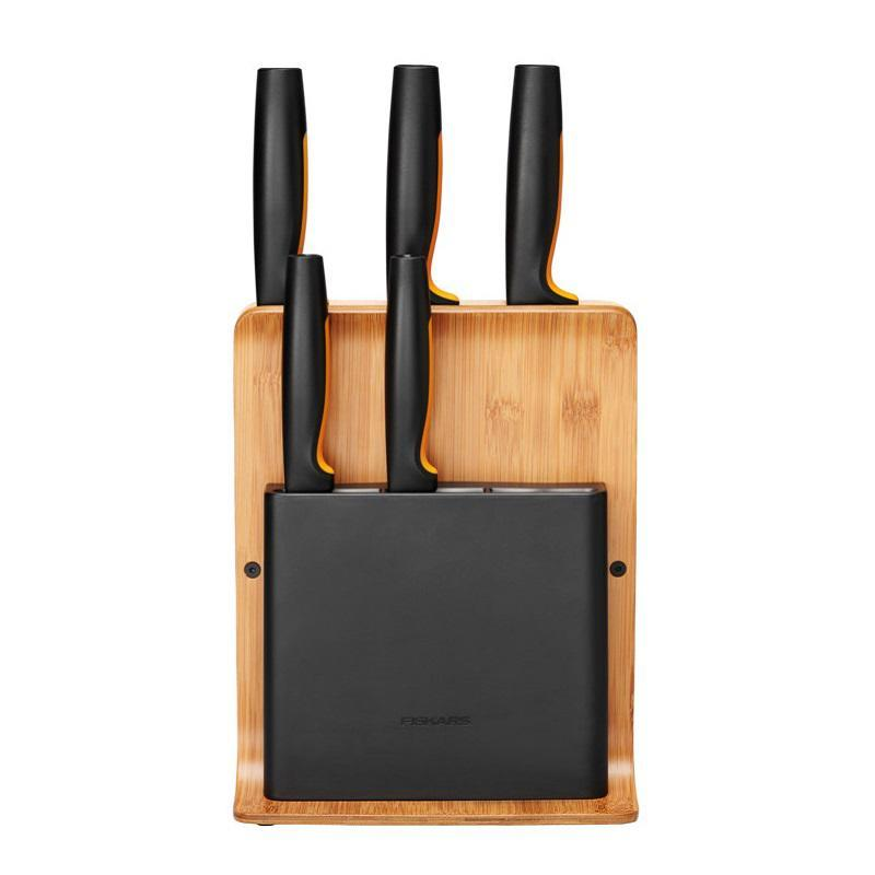Fiskars Functional Form bambusz 5 késes késblokk (1057552)