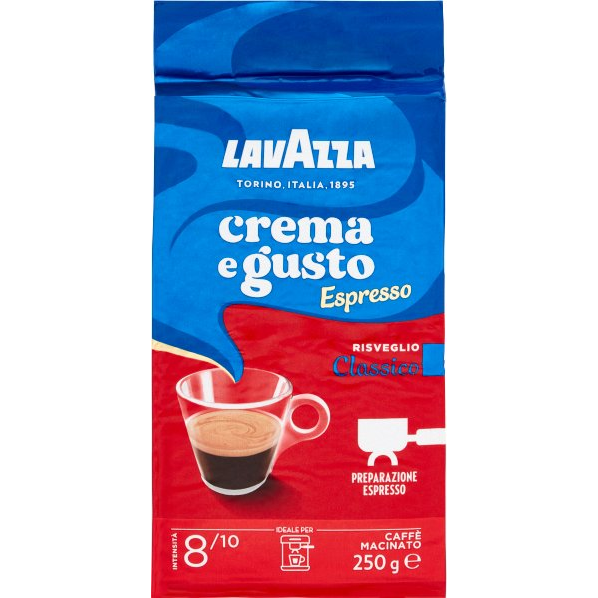 Mletá káva Lavazza Crema e Gusto 250 g