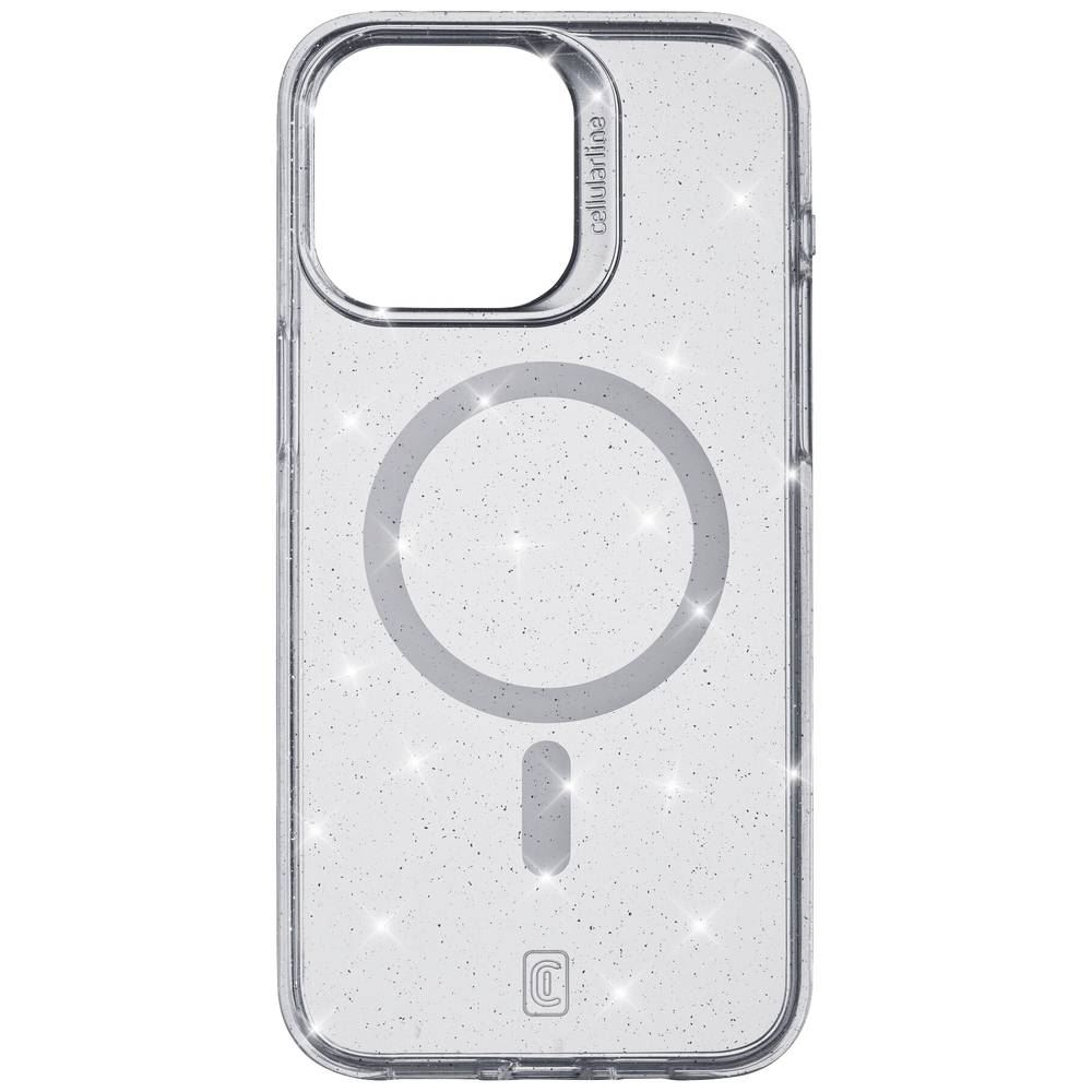 Cellularline Sparkle MagSafe Case MAG Apple iPhone 15 Pro Max hátlap átlátszó (SPARKMAGIPH15PRMT) (SPARKMAGIPH15PRMT)