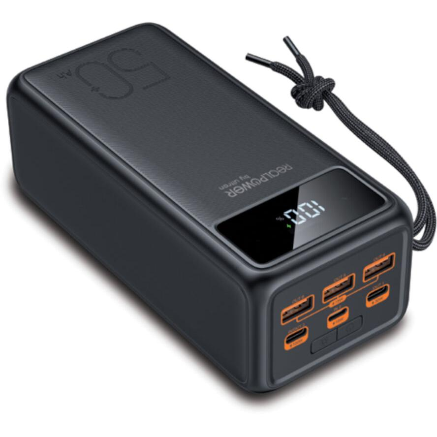 Realpower PB-56000 Pro Power Bank 56000mAh - Fekete (414907)