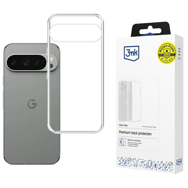 GOOGLE PIXEL 10 / GOOGLE PIXEL 10 PRO - Průhledné pouzdro 3MK CLEAR CASE