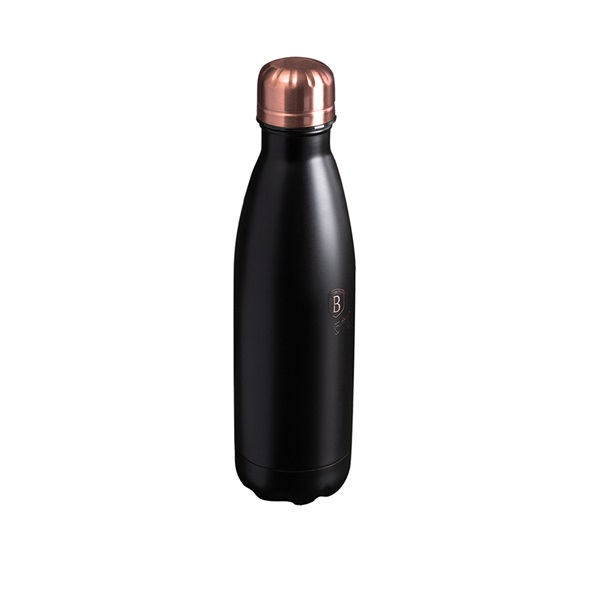 Berlinger Haus BH/6400A 500ml Termosz kulacs - Fekete / Rózsaarany