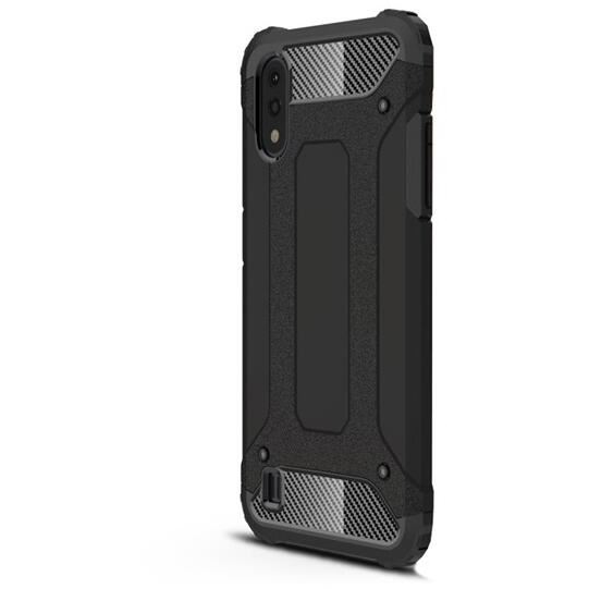 Gigapack Defender Samsung Galaxy A01 (SM-A015F) fémhatású tok fekete (GP-19553) (GP-19553)