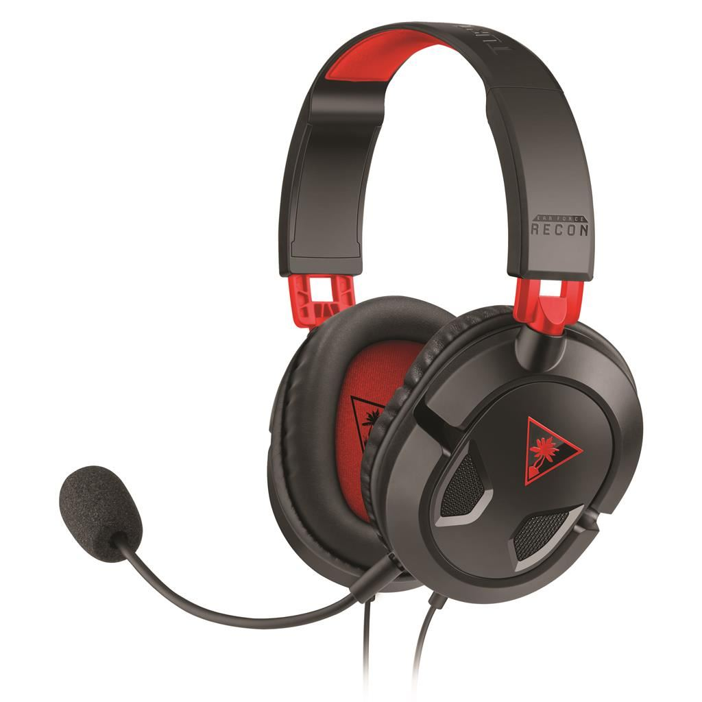 Turtle Beach Ear force reacon 50 mikrofonos fejhallgató fekete-piros (TBS-6003-02)