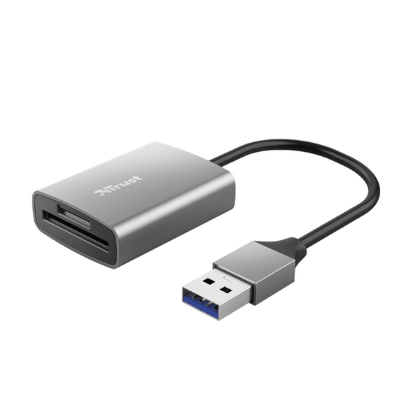 Trust Dalyx четец на карти USB 3.2 Gen 1 (3.1 Gen 1) Алуминий
