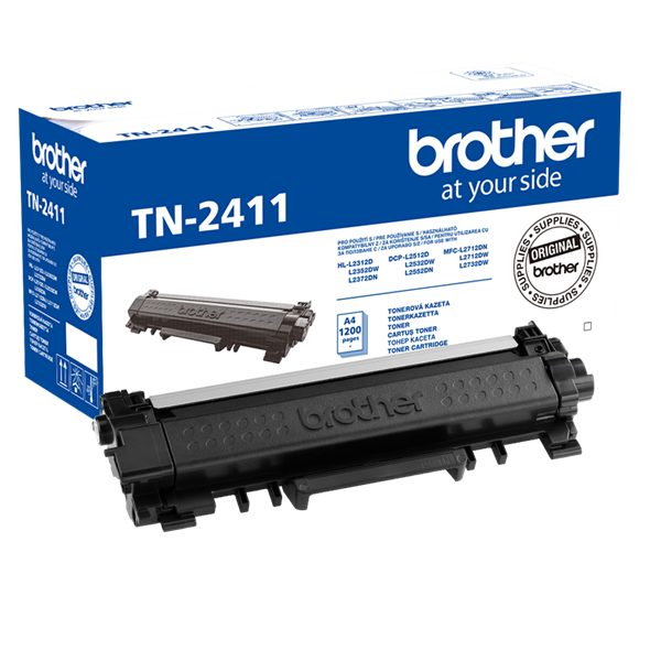Brother TN-2411 tonerpatron 1 stk Original Sort