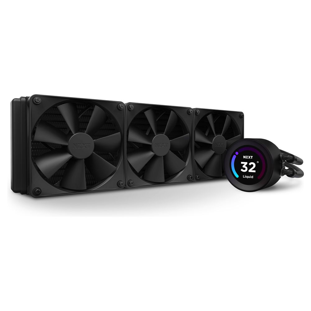 NZXT Kraken Elite 360 AIO vízhűtés RGB világítással fekete (RL-KN36E-B1)