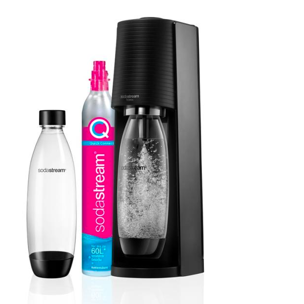 SodaStream Terra Szódagép Fekete - 2 palackos szett (1012812310)