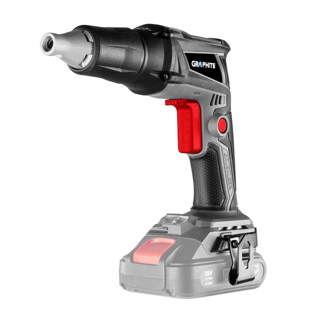 Graphite 58GE111 akkus szénkefementes gipszkarton csavarbehajtó, Energy+ 18V, akku nélkül (58GE111)