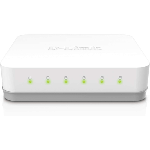 D-Link GO-SW-5G Ikke administreret Gigabit Ethernet (10/100/1000) Hvid