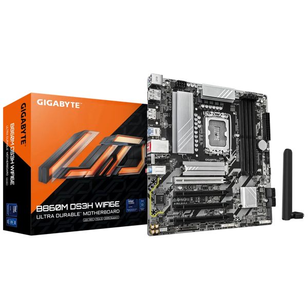 Gigabyte B860M DS3H WIFI6E DDR5 Intel s1851 MicroATX alaplap