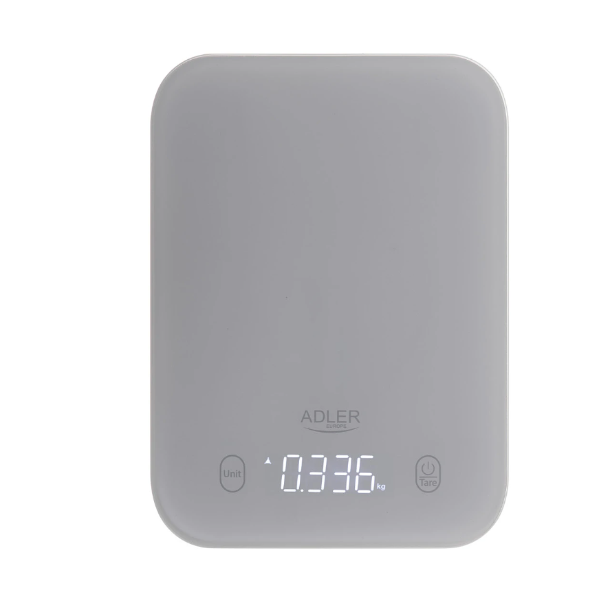 Adler AD 3181 Digitális konyhai mérleg - Szürke (AD 3181)
