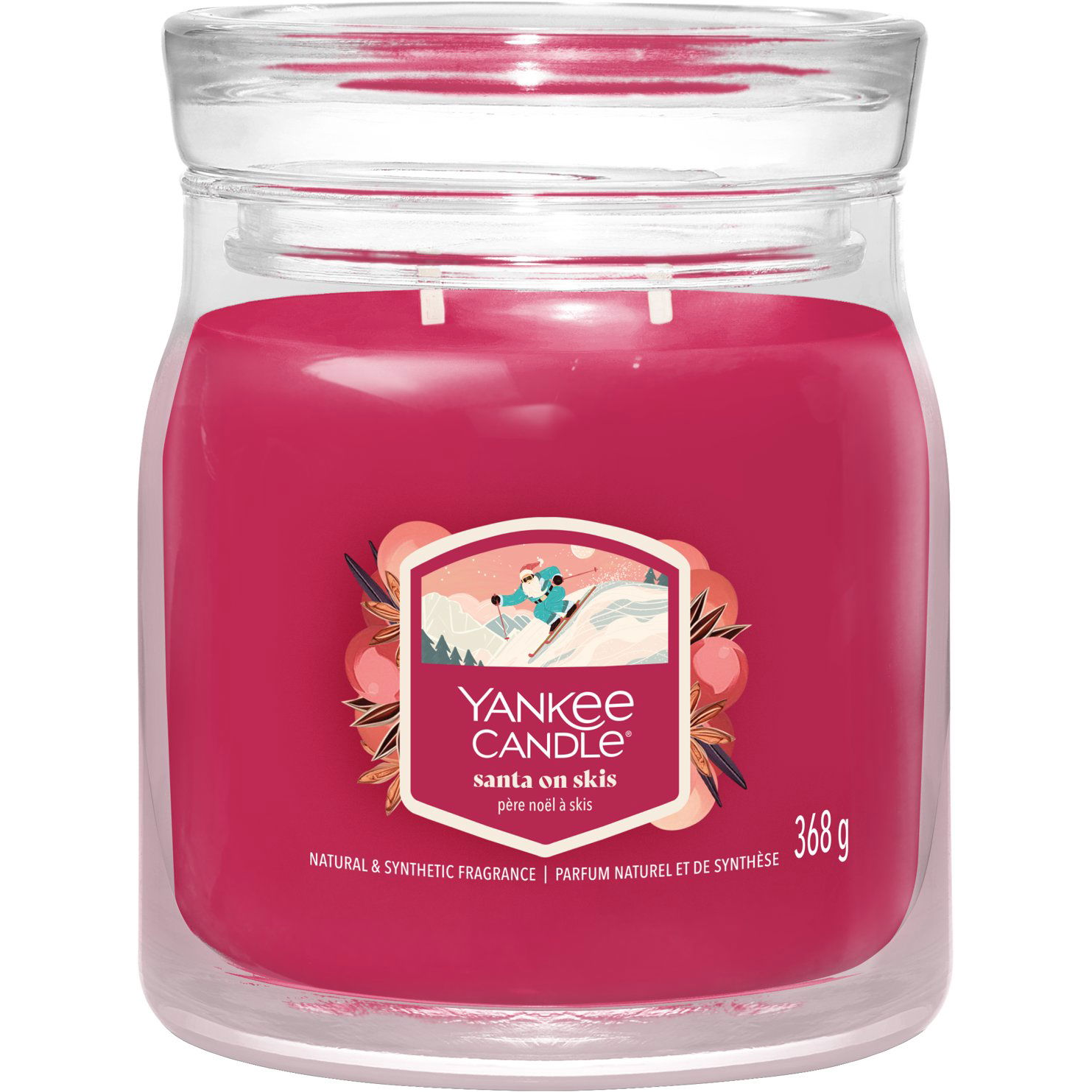 YANKEE CANDLE Signature Santa On Skis 368 g (5038581167183)