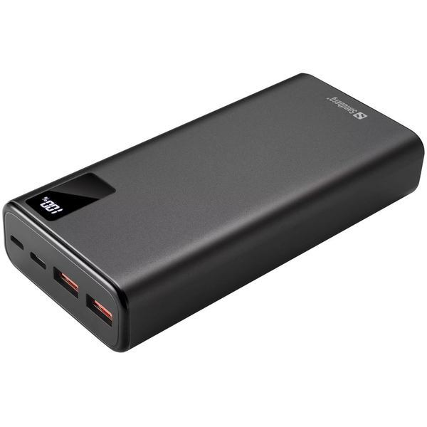Sandberg Powerbank USB-C PD 20W 20000mAh Fekete