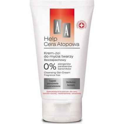 AA Help Cera Atopowa Krem-żel do mycia twarzy 125ml