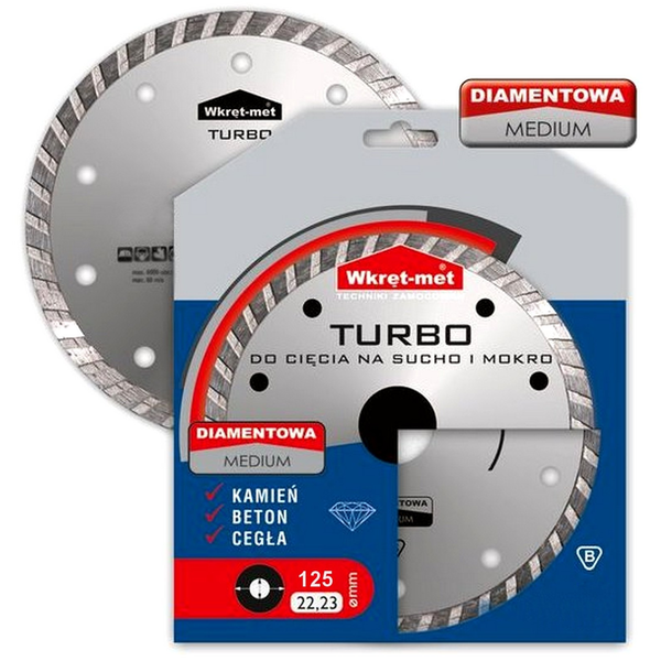WKREK-MET Gyémántkorong - 125, turbo, Medium