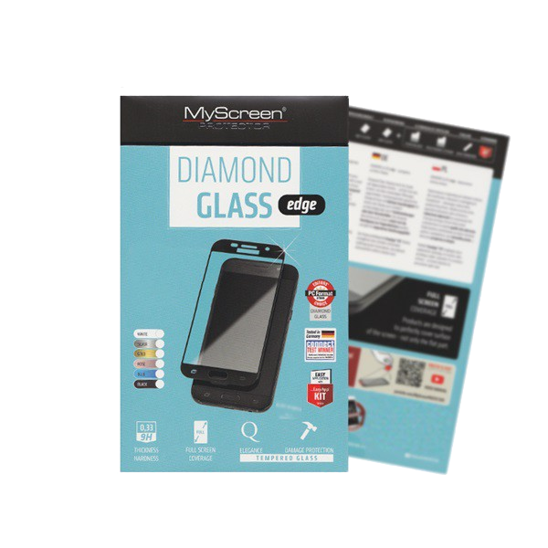MYSCREEN DIAMOND GLASS EDGE képernyővédő üveg (2.5D full cover, íves, karcálló, 0.33 mm, 9H) ARANY [Samsung Galaxy J5 (2017) SM-J530 EU]