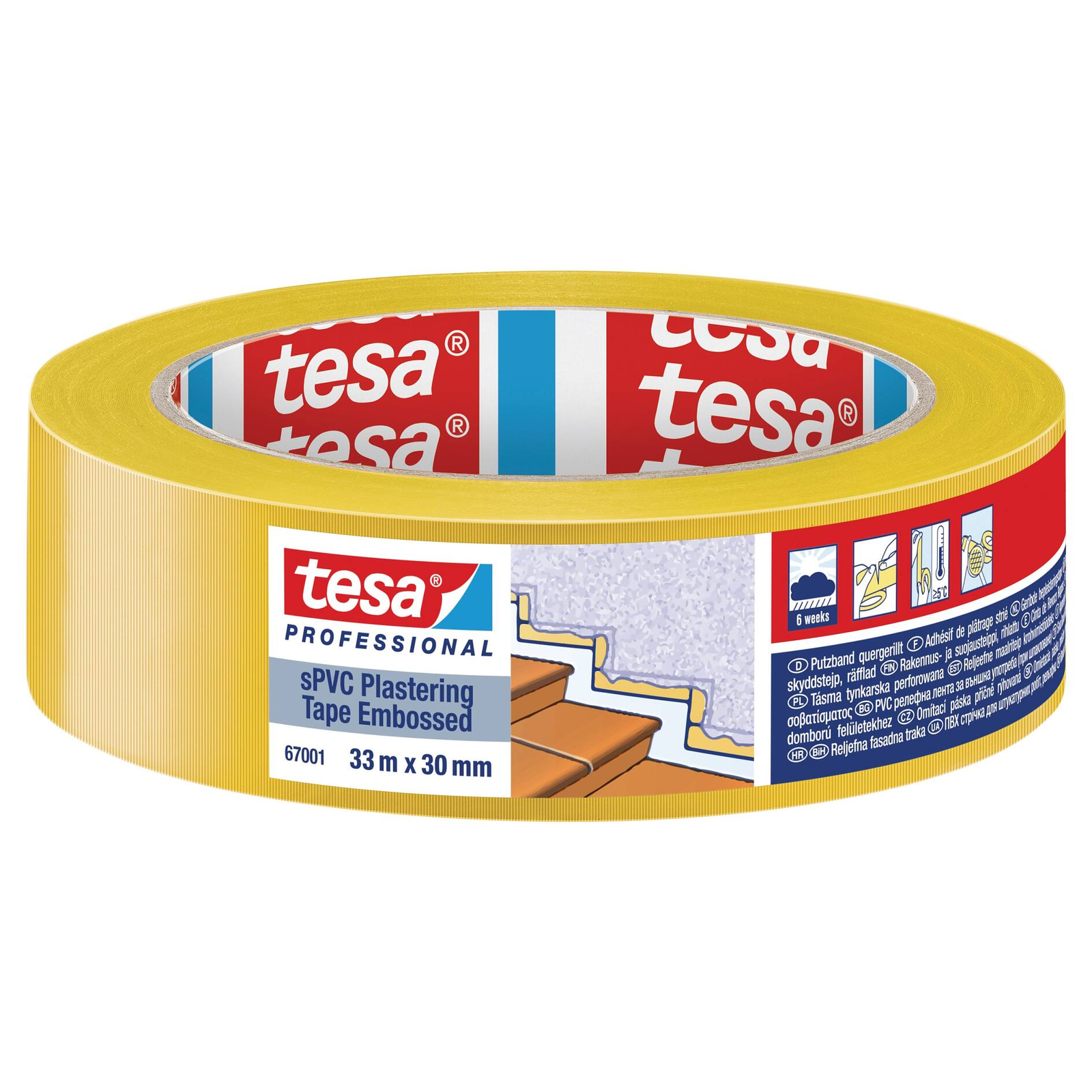 Tesa 33m x 50mm Maszkolószalag (67001-00001-01)