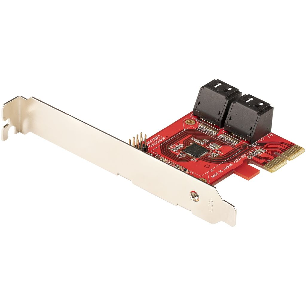 StarTech.com 4P6G-PCIE-SATA-CARD csatlakozókártya/illesztő Belső (4P6G-PCIE-SATA-CARD)