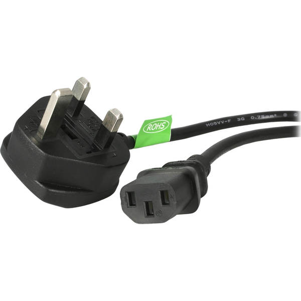 StarTech.com PXT101UK electriciteitssnoer 1,8 m C13 stekker