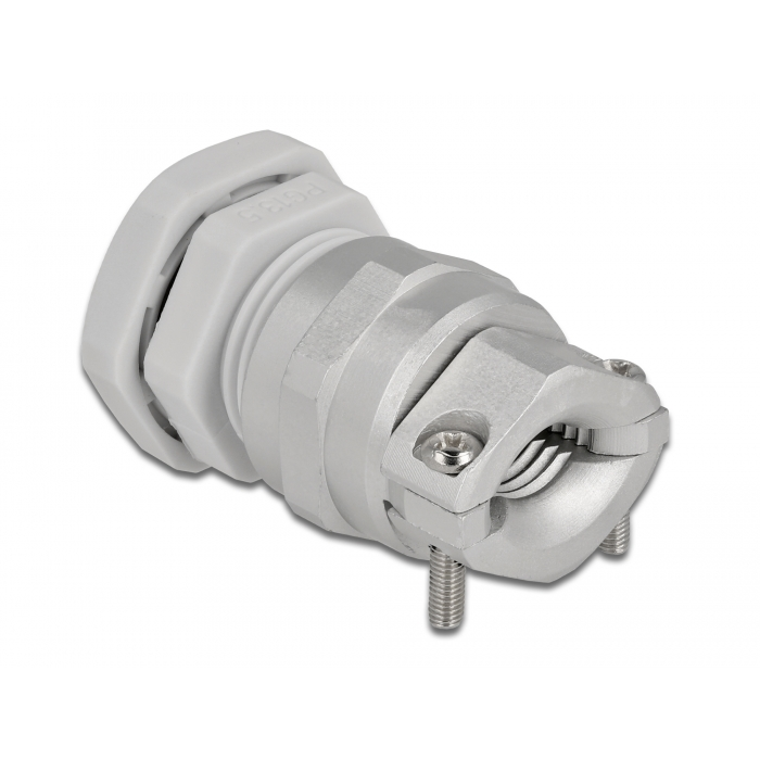 Delock Kábel tömszelence PG13,5 feszültség mentesítős és hajlítás védelemmel ellátott szürke (60356) (60356)