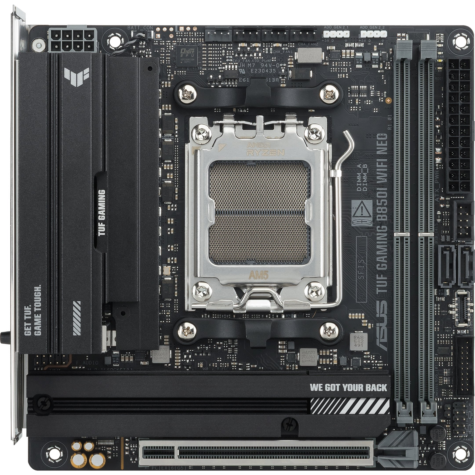 ASUS TUF GAMING B850I WIFI NEO AMD B850 Pätica AM5 mini ITX