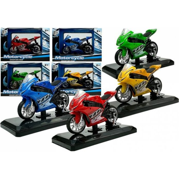 Sport Motorkerékpár - Hangokkal, 1:18, 4 Színben