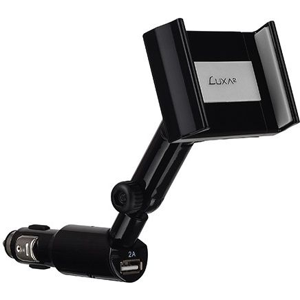 LUXA2 USB univerzális univerzális autós töltő adapter +tartó 5V