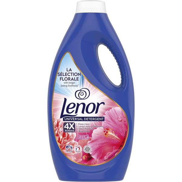 Lenor Peony & Hibiscus mosógél 1.57l (8006540978566)