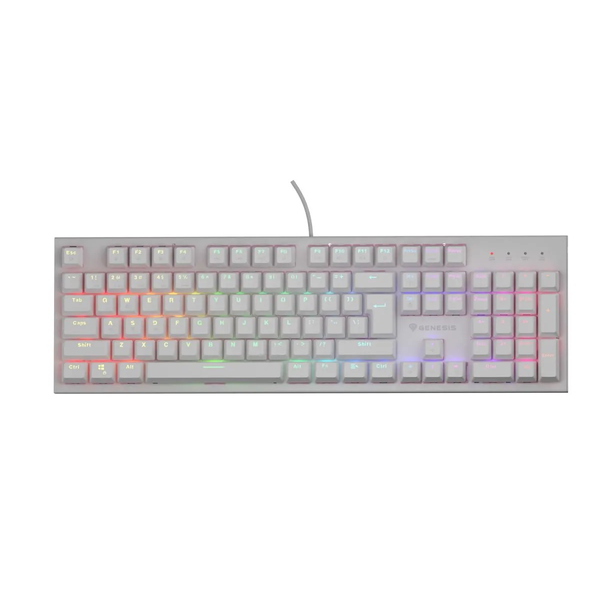 Thor 303 | Mechanical Gaming Keyboard | Wired | Us | White | Usb Type-a | Outemu Peach Silent