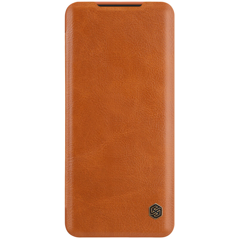 Nillkin Qin Samsung Galaxy S20 Flip Bőrtok - Barna (2450221)