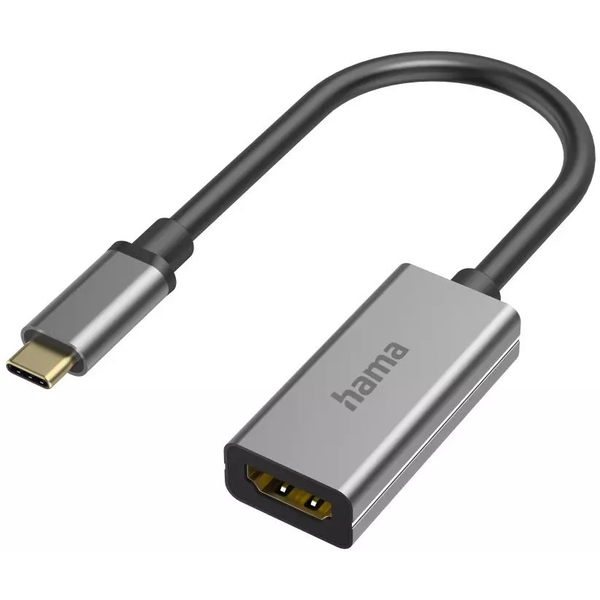 Hama 00200303 adattatore per inversione del genere dei cavi USB-C HDMI Grigio