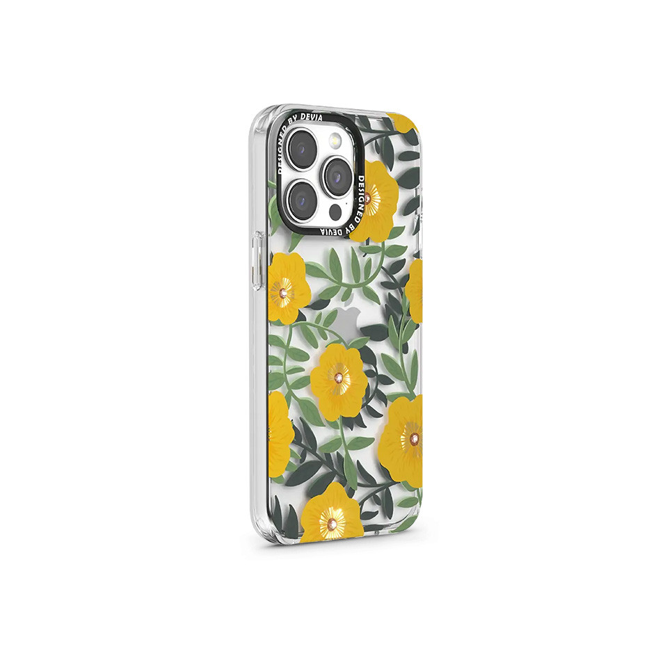 Devia Summer Flower Series Diamond tok - Apple iPhone 15 - F1 (ST393228)