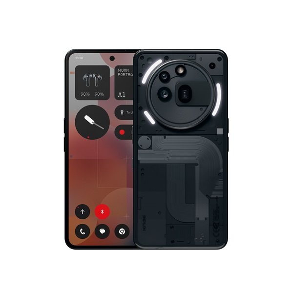 NOTHING Phone (3a) Pro 5G 256GB 12GB RAM Dual Fekete (NOTHING-P3AP-1225-BK)