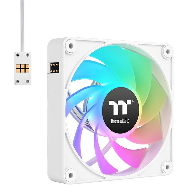 Thermaltake CT120 EX Reverse ARGB Sync PC Rendszerhűtő ventilátor 3db - Fehér (CL-F194-PL12SW-A)