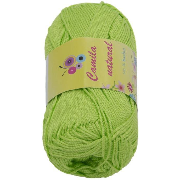 Camilla natural 50 g - 145 középzöld (6822)