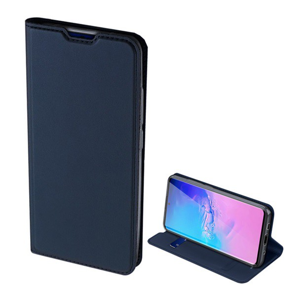DUX DUCIS SKIN PRO tok álló, bőr hatású (FLIP, oldalra nyíló, bankkártya tartó, asztali tartó funkció) SÖTÉTKÉK [Samsung Galaxy S20 Ultra 5G (SM-G988B)] (5996457928620)