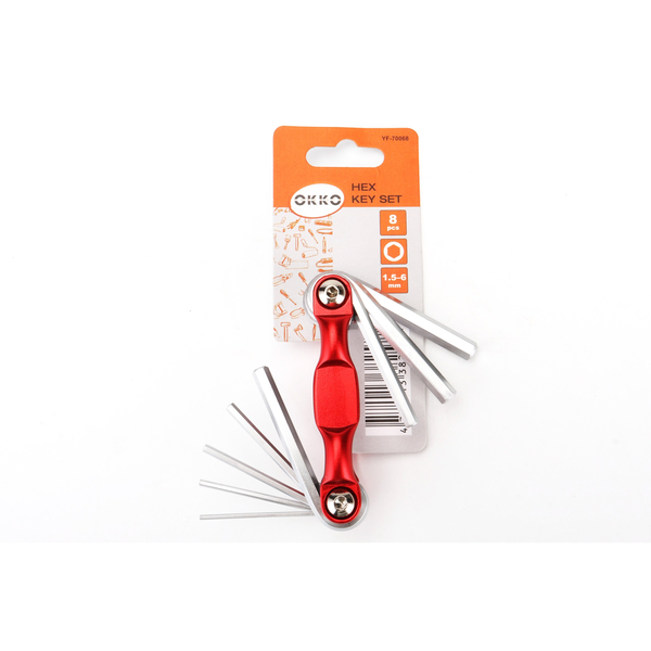 HEX KEY SET 8PCS YF-70068 OKKO