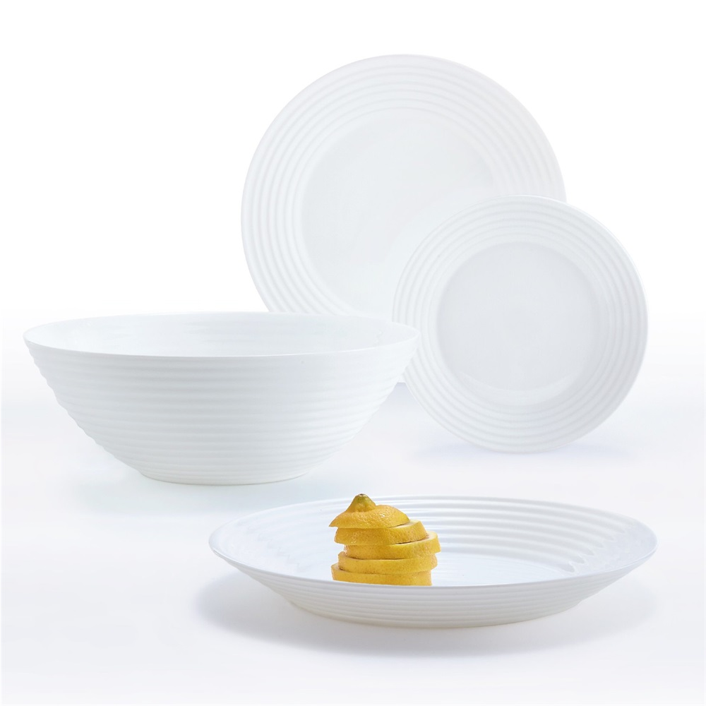 Luminarc L3271 Harena Étkészlet - Fehér (19db/csomag) (6465)