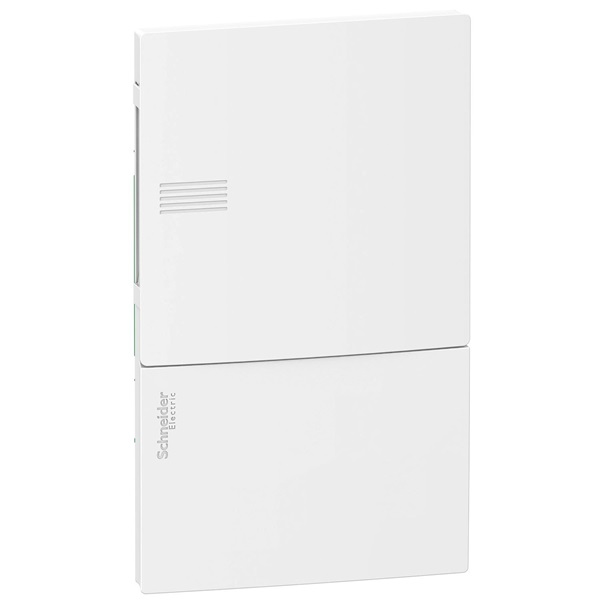 Schneider MIP22104 MINI PRAGMA1x4 modul/PEN sín/teli ajtó/fehér komplett süllyesztett kiselosztó (MIP22104)