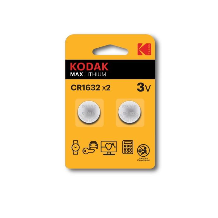 Kodak 30417700 CR1632 120mAh Gombelem (2db/csomag) (30417700)